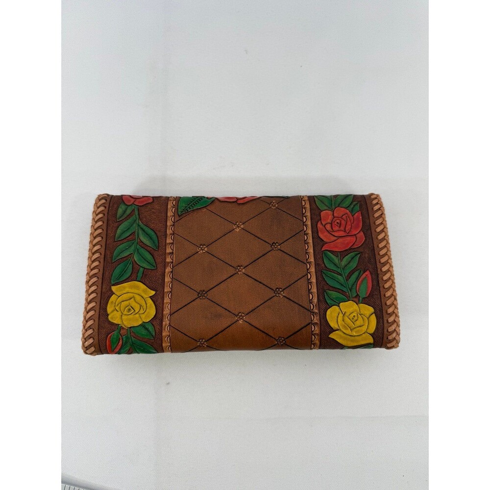 Handmade Extravagant Detail 100% Leather Wallet - Picture 3 of 7